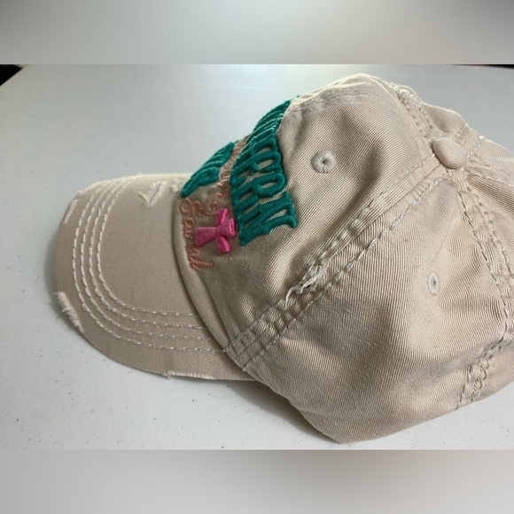 KBethos Vintage Distressed Embroidered Southern Raised Jesus Saved Ball Hat - Picture 6 of 7
